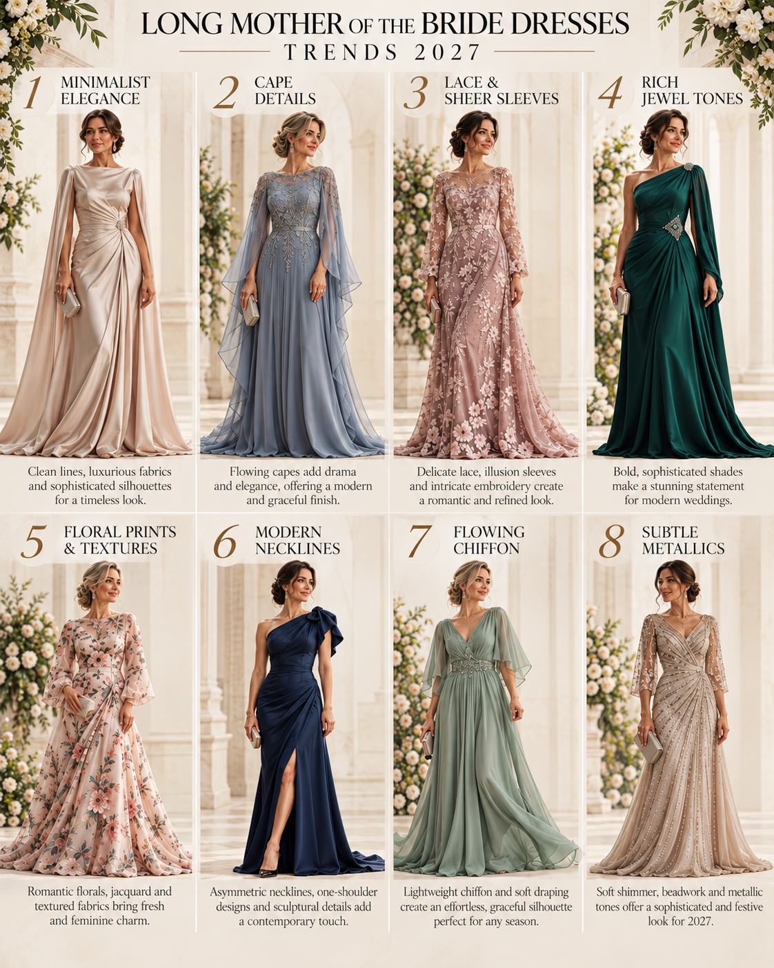 long mother of the bride dresses trends 2027