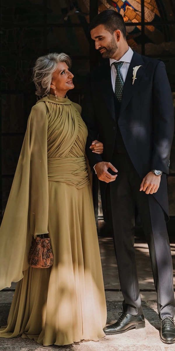 wedding outfits for mother of the groom sheath with cape simple cayetanaferrer